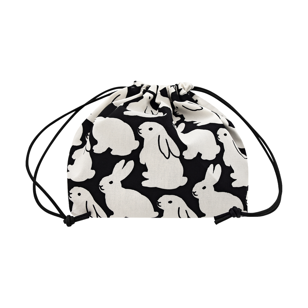 Little Black Bunnies Plump Pouch