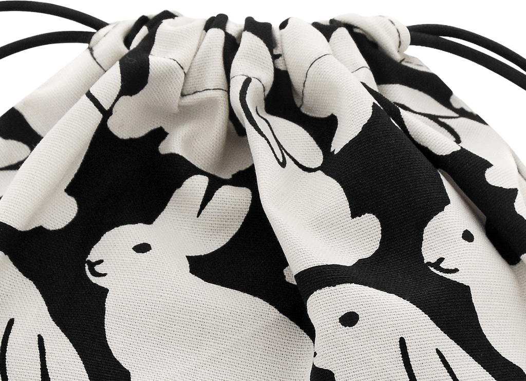 Little Black Bunnies Plump Pouch