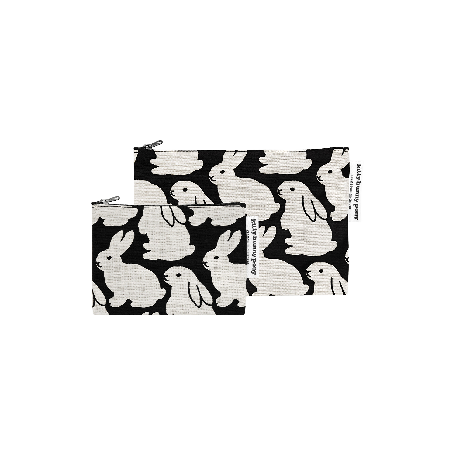 Little Black Bunnies Pouch