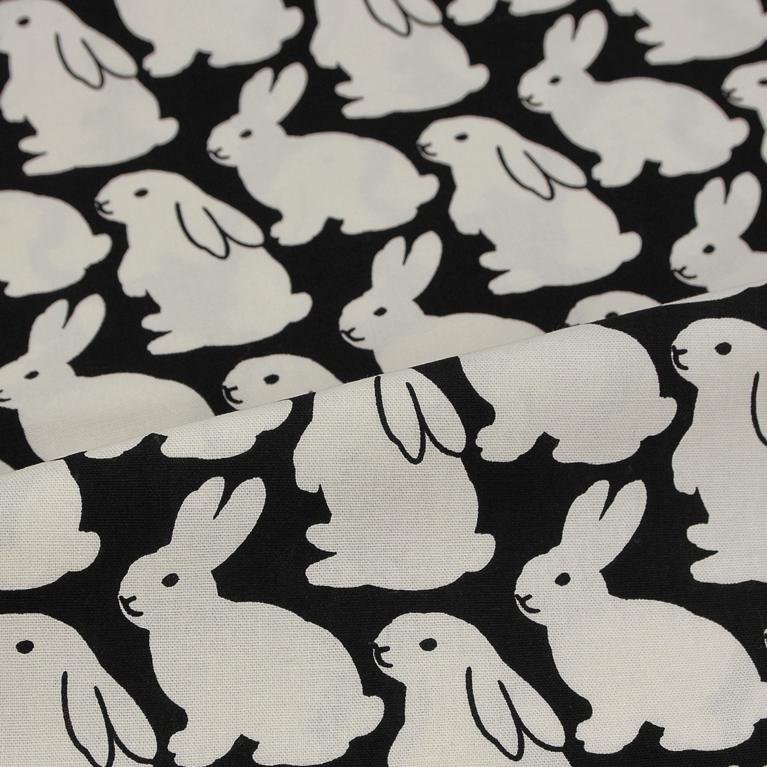 Little Black Bunnies Plump Pouch