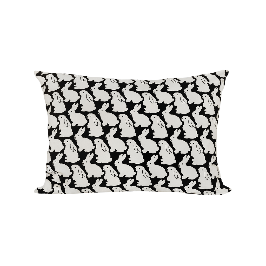 Pillowcase Plain Little Black Bunnies