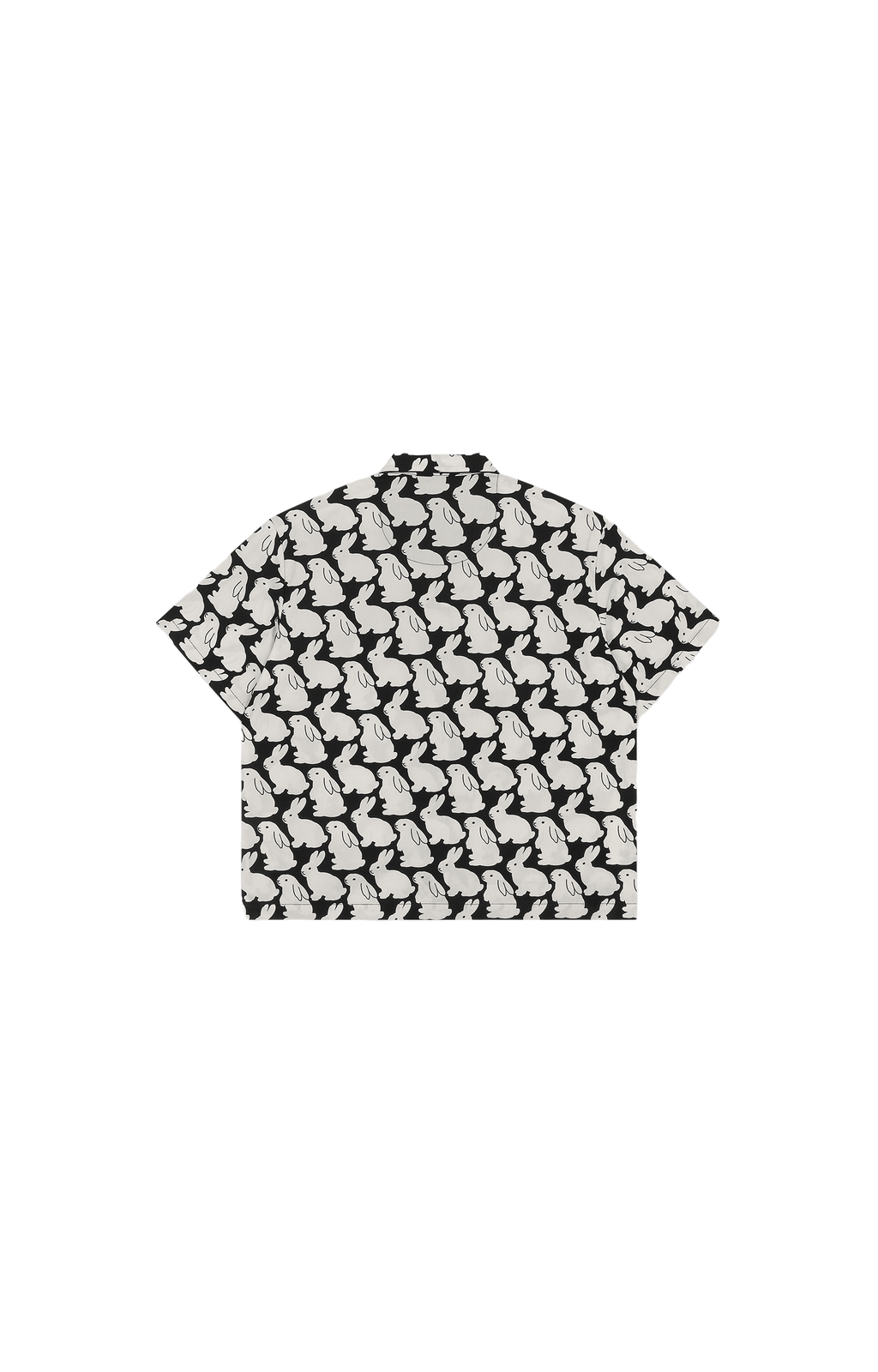 Pajama Set Plain Little Bunnies Short Sleeve Black