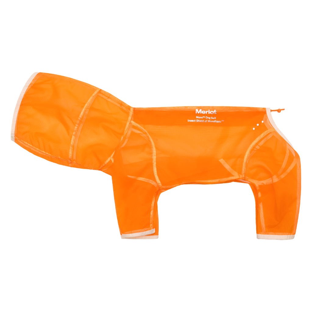 MonoLight featherlight dog suit in Tanger